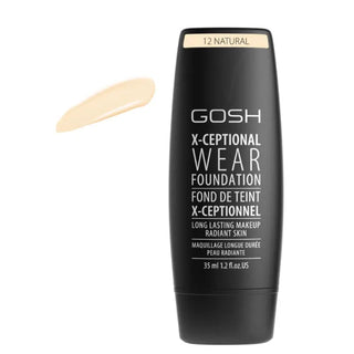 GOSH X-Ceptional Wear Foundation Long Lasting Makeup 12 Natural
