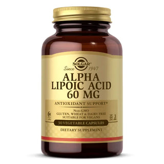 SOLGAR Alpha Lipoic Acid 60mg 30 Capsules