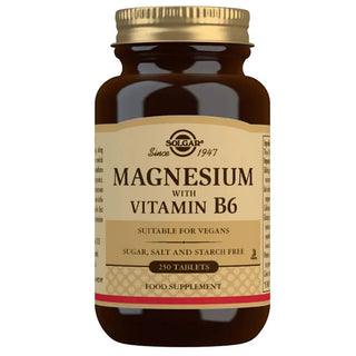 Solgar Magnesium Vitamin B6 250 Tablets