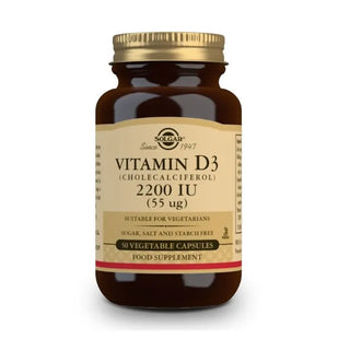 SOLGAR Vitamin D3 2200 IU 50 Capsules
