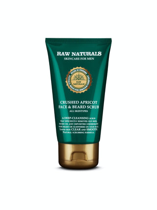 Raw Naturals Apricot Face & Beard Scrub Vegan Exfoliating Scrub