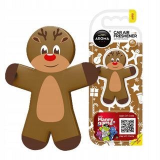 Aroma Car Manny Christmas Orange & Clove Car Air Freshener