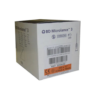 BD Microlance Needle 0.5mm x 16mm 100 Units