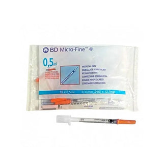 BD Insulin Syringe Microfine 0.5 X 12.7