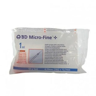 B.D Ultra Fine Insulin Syringe U100 29G