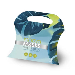 INNOVAFARM Set Washable Reusable Mask Black 2 Pieces