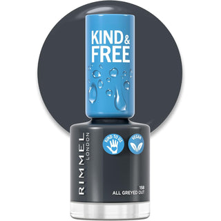 Rimmel London Kind & Free Nail Polish 158 All Greyed Out — BeautyCorner.gr