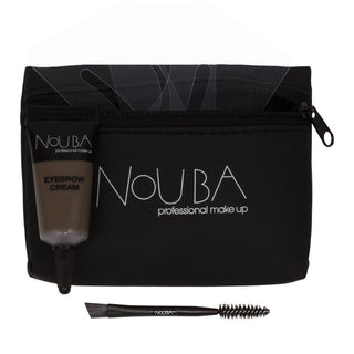 Nouba 20 Set Nouba: Nouba Eyebrow Brush + Nouba Eyebrow Gel + Textile Makeup Bag Black