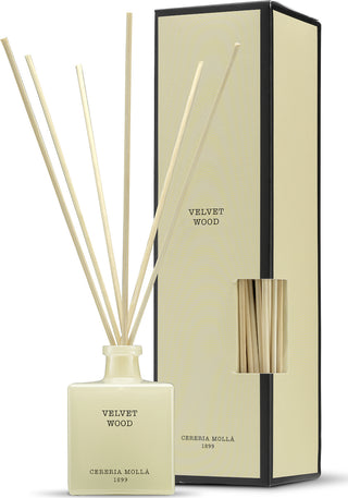 Cereria Molla Premium Reed Diffuser Velvet Wood - Product Image