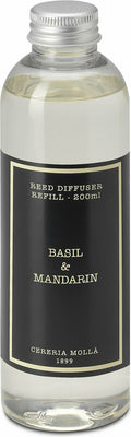 Cereria Molla Premium Diffuser Refill Basil Mandarin - Product Image