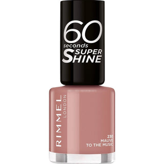 Rimmel 60 Seconds Super Shine Nail Polish 230 Mauve To The Music