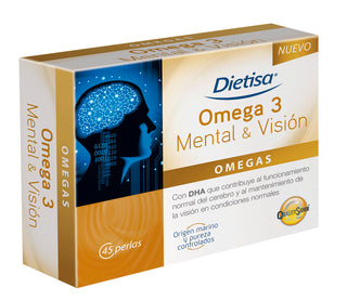 DIETISA Omega 3 Mental y Visión 45 Perlas