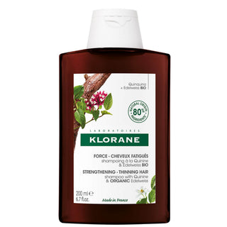 Klorane Quinine & Edelweiss Hair Treatment Shampoo For Strengthening For Thinning Hair