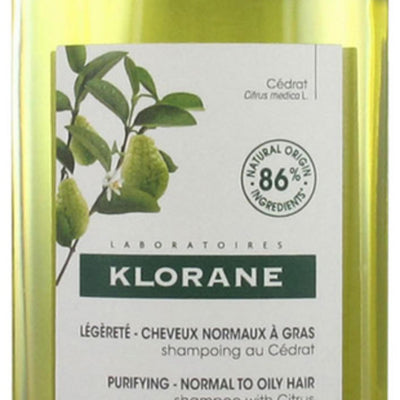 Klorane Citrus Paraben-Free Hair Shampoo Cleansing