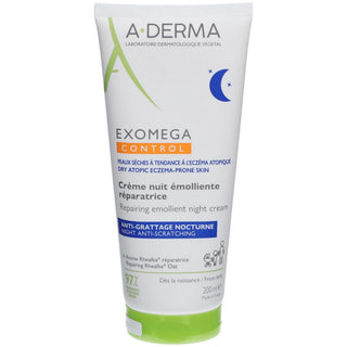 A-Derma Exomega Control Emollient Night Cream For Face