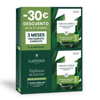 René Furterer Triphasic Progressive Hair Loss Treatment 2x 8 Vials