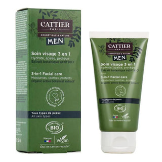 Cattier Paris Homme Soin Facial 3 En 1
