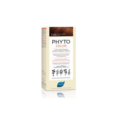 Phyto Color Kit Coloration 7.43 Copper Permanent Hair Dye