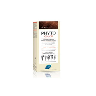 Phyto Color Kit Coloration 7.43 Copper Permanent Hair Dye