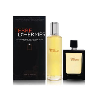 Hermès Terre D'Hermès Eau De Parfum Spray Refillable Set 2 Pieces | for Men