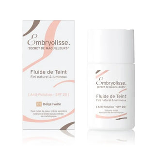 EMBRYOLISSE Fluid De Teint SPF20 01 Beige Ivoire