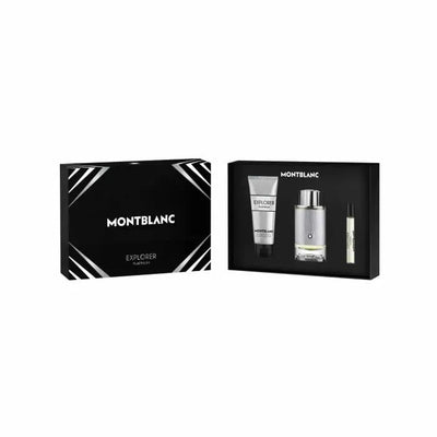 Montblanc Explorer Platinum Eau De Parfum Set 3 Pieces