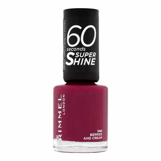 Rimmel London 60 Seconds Super Shine Nail Polish 340 Berries And Cream