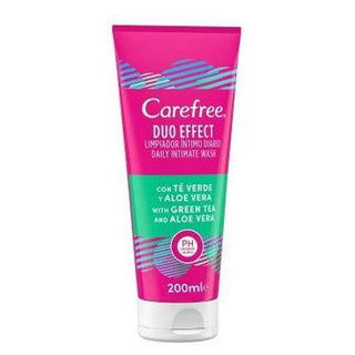 Carefree Duo Effect Intimate Cleanser Green Tea and Aloe Vera