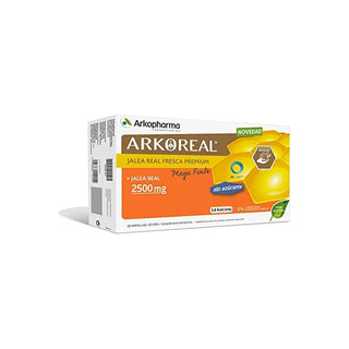 ARKOPHARMA Arkoharma Arkoreal Royal Jelly Bio 2500mg 20 Ampoules