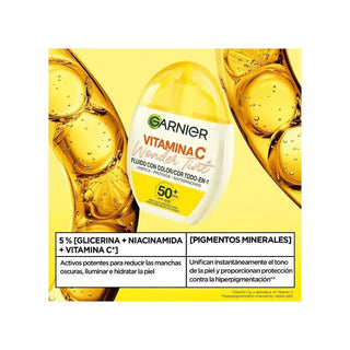 GARNIER Vitamina C Wonder Tint Fluido Con Color SPF50 Medium