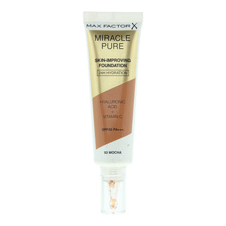Max Factor Miracle Pure Liquid Foundation & Serum 2-In-1 Mocha