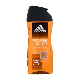 Adidas Power Booster Cleanses Shower Gel For Body Face & Hair All Skin Types