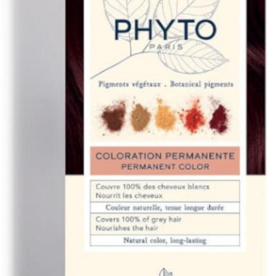 Phyto Color 6.66 Intense Cherry Red Brown Permanent Hair Dye