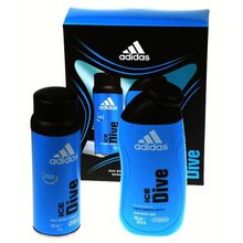 Adidas Set Ice Dive Deodorant Spray and Shower Gel for Men