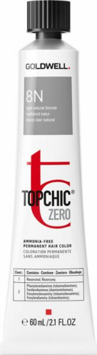 Goldwell TopChic Zero Ammonia-Free 8N Light Blonde Permanent Hair Dye