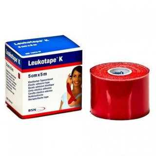 BSN Medical Leukotape K Venda Elástica Adhesiva Rojo