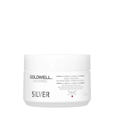 Goldwell Dualsenses Silver 60 Sec Hair Treatment Cream Mask Anti Grey