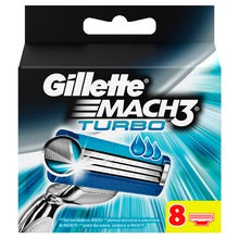 Gillette Mach3 Turbo Replacement Cartridges 8 Pack