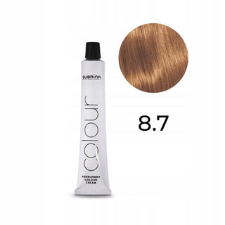 Subrina Professional Permanent Colour 8.7 Light Blonde Brown Permanent Hair Dye