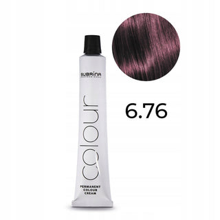 Subrina Professional Permanent Colour Argan 6/76 Dark Blonde Violet Chestnut Permanent Hair Dye