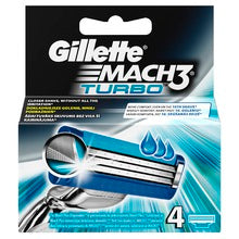 Gillette Mach3 Turbo Replacement Cartridges 4 Pack