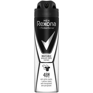 Rexona Men Motionsense Invisible Black White Spray