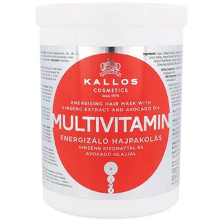 Kallos Multivitamin Hair Mask with Ginseng Extract and Avocado Oil