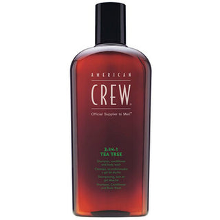 American Crew 3-in-1 Shampoo Conditioner Body Wash Tea Tree