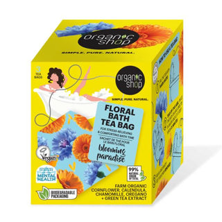 Organic Shop Floral Bath Tea Blooming Paradise