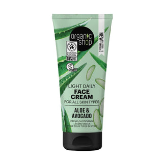 ORGANIC SHOP Aloe Crema Facial Diaria Todo Tipo De Pieles