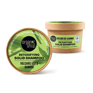 Organic Shop Volcanic Ash Solid Shampoo Detoxifying