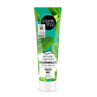 Organic Shop Frozen Mint Toothpaste Fresh Breath