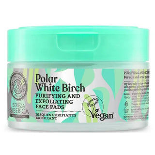 NATURA SIBERICA, Purifying And Exfoliating Face Pads 20 Units, 20units