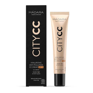 MÁDARA City CC Crema Anti-Pollution Hyaluronic SPF15 Tan